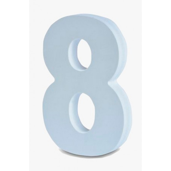 Numero Pvc 8  15cm Lorenfer                 