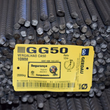 Vergalhao Gg50 10.0mm (3/8) Reto12m Gerdau  KG