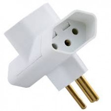 Plug Tramontina T 2p+t 10a/250v Br          