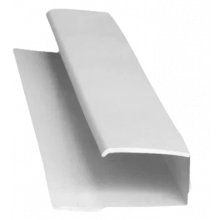 Arremate U 6mt Branco Gelo Plasflex                                   