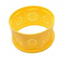 Prolongador Octogonal Para Caixa 4x4 Amarelo Amanco