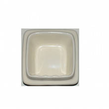 Saboneteira 17x17 Bege/bisc/perga Logasa    