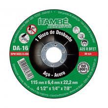 Disco Desbaste Da-16 4.1/2x 6,4 X 7/8 Itambe