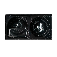 Tanque Duplo Preto Fibromar 98x52           