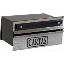 Caixa Correio Popular Inox 15x23x11 Grade Ouro de Minas     
