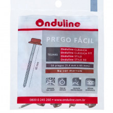 Kit Prego Verm/marrom Onduline              