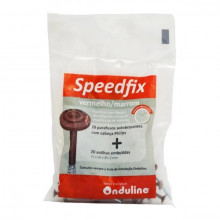 Kit Speedfix Onduline Verm/marrom C/ 18 Pc  