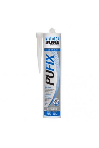 Pu Fix Tekbond Cartucho Cinza 387g